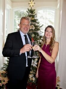 Couple cheers to a New Year's Eve Event in Michigan